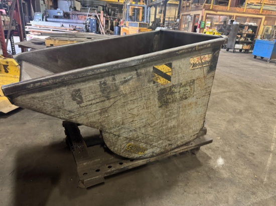 Team Valvoline Rolling Tip Dumpster