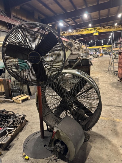 Patton 30" Shop Fan & 42" Heat Buster Rolling Shop Fan