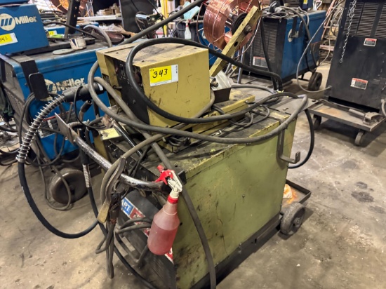 Hobart Mega MiG 450 RVS w/ Wire Feeder