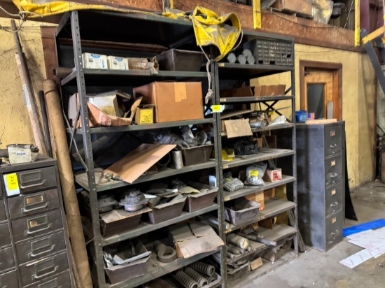 (2) 38"X84" Metal Shelving Units W/ Contents