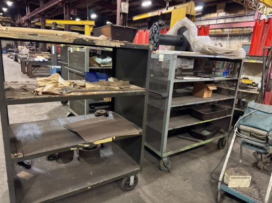 4' & 5' Rolling Cart W/ Contents