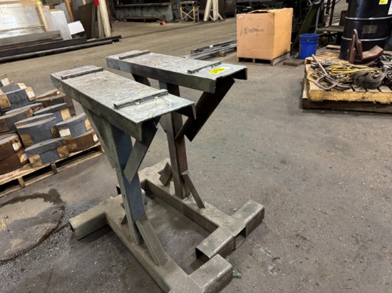 (2) 31" Heavy Duty Steel Saw Horses