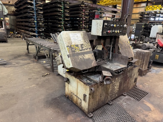 Peerless Horizontal Band Saw W/ 10' Conveyor