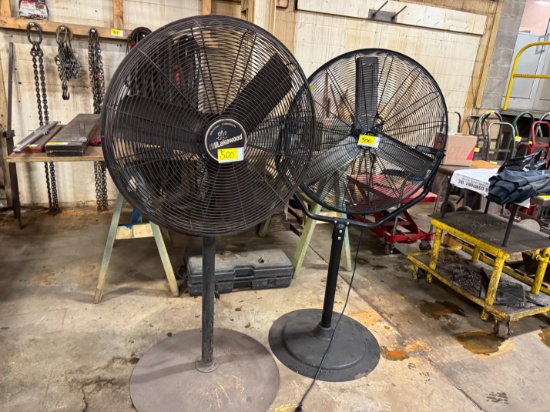 (2) 32" Pedestal Fans