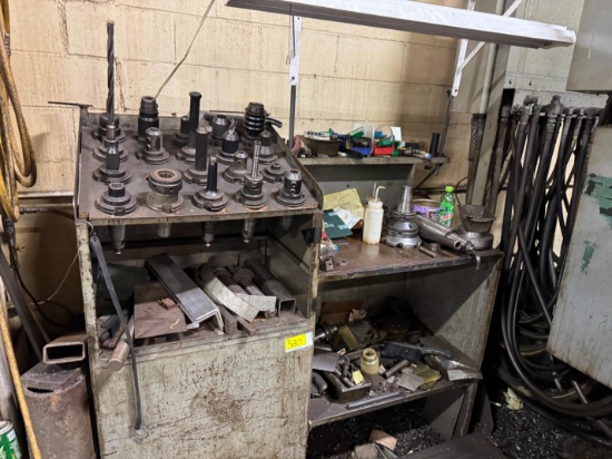 Tool Holders, Work Stand & Contents