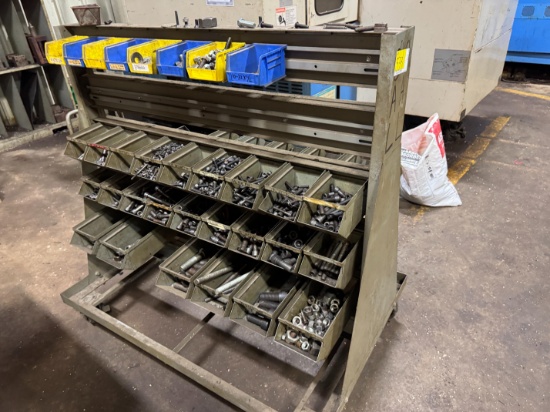 Rolling Cart w/ Parts Bin Organizers