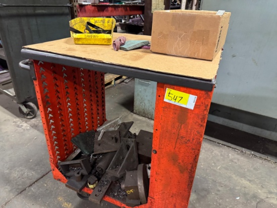 32" Rolling Cart w/ Fixtures