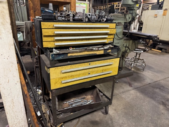 Tool Box Full Of Tooling Heads & Cutter