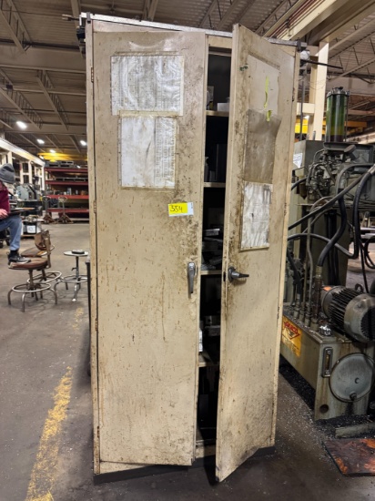Cabinet Full Of Molds, Holders, Colletts