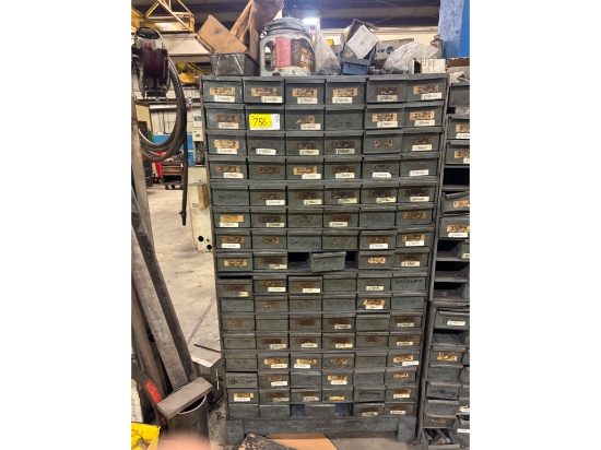 Hard Ware Storage W/ Machine Screws, Washers, Nuts & More