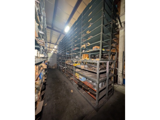 Large Assortment of Parts & Racking
