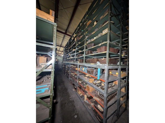 Large Assortment of Parts & Racking