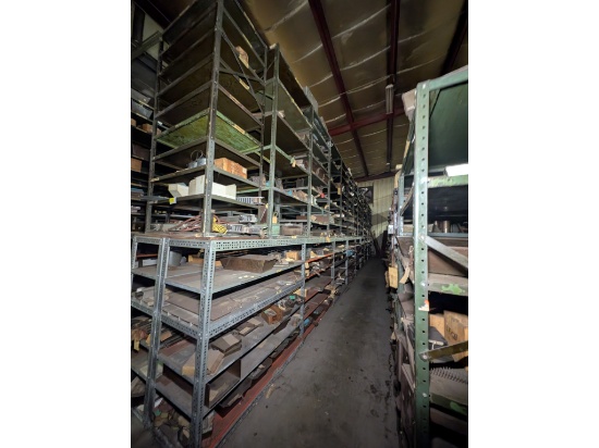 Large Assortment of Parts & Racking