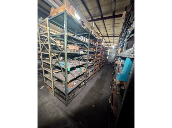 Large Assortment of Parts & Racking