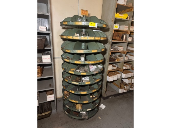 Rotary Hardware Bin W/ Hardware