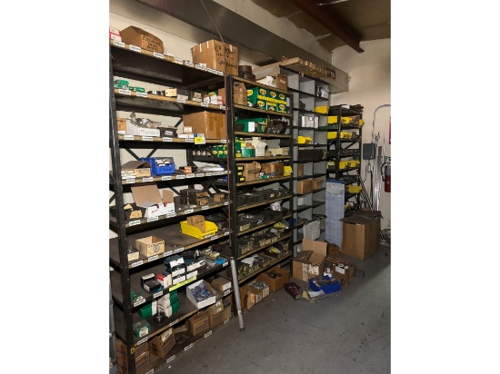 (4) Shelves W/ Hardware & Inventory