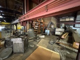 2 Parts Welders, Band Saw Blades, Desk, Parts Drawers