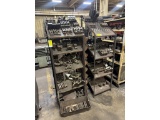 (2) Metal Storage Shelves W/ Various Jaws