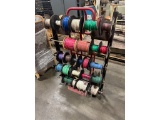 Wire Rack W/ Various Wire Spools