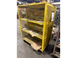 4' Rolling Shelf W/ Contents
