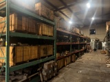 Pallet Racking W/ Contents, 12' Steel Shelf, Large Amount Of Steel, Electric Motors