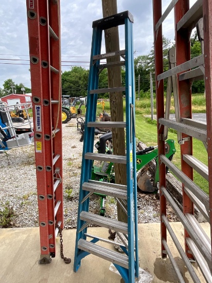 8' Werner Fiberglass Ladder