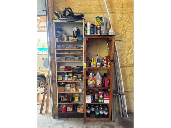 Shelving W/ Contents-Hardware, Propane, Various