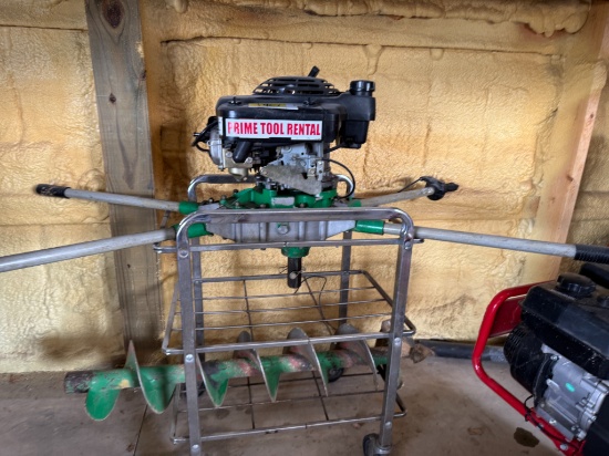 Honda 5.0 Auger W/ Bit & Cart