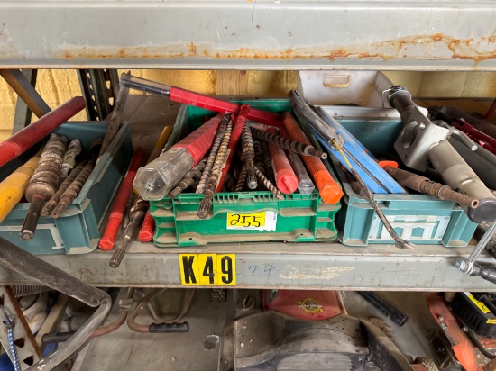 Various Drill Bits, Jack, Wire Feeder & More