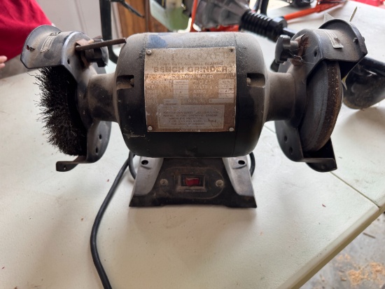 6" Heavy Duty Ball Bearing Bench Grinder