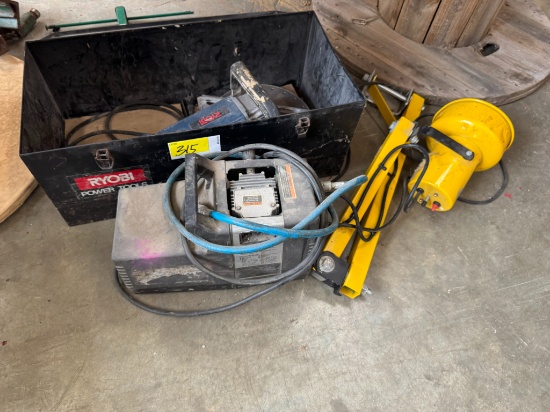 Ryobi PC-3050 Cut Off Machine, Craftsman Air Compressor