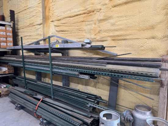 Material Rack w/ Sign Posts