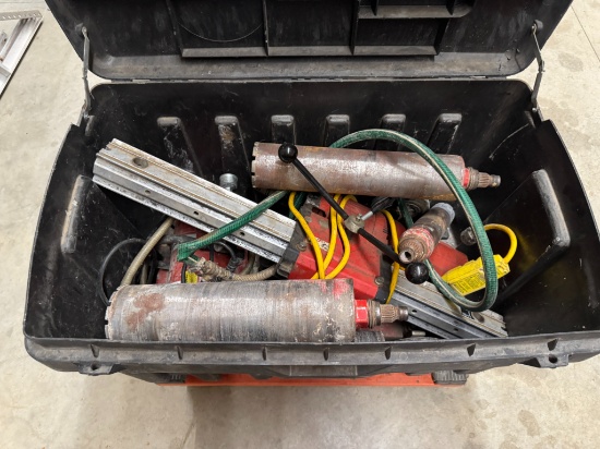 Hilti DD-160E W/ Contico Tub & Contents