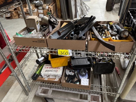 C-Clamp, Chisel, Toolbox W/ Hand Tools & More
