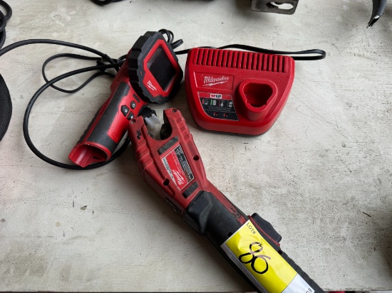 Milwaukee Copper Tubing Cutter, Inspection Scope,