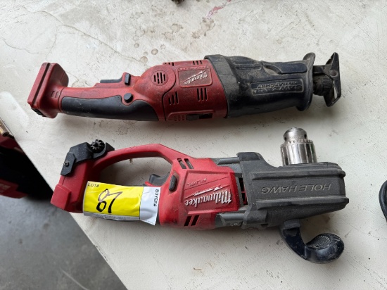 Milwaukee Fuel Hole Hawg & Sawzall The Hatchet