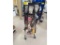 Rolling Shelf w/ Air Hose, Tire Gauges, Filters