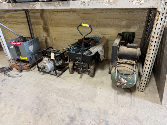 Air Compressor, Garden Wagon, Water Pump, Forklift Charger