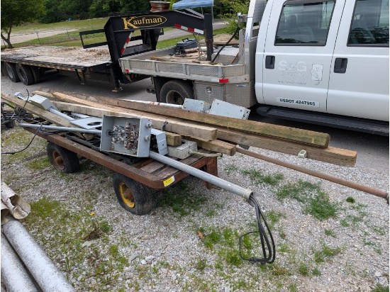 Wagon, Temporary Electric Service Poles