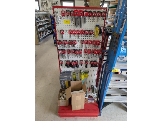 Shelf w/ Craftsman Chrome & Impact Sockets, Ground Pigtails, GFCI Power Blocks
