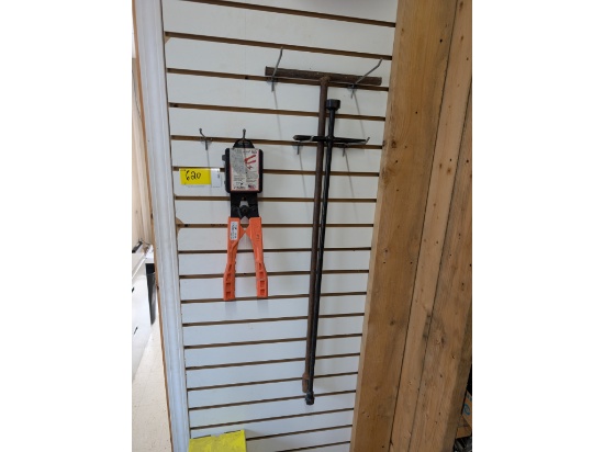 SharkBite 3/8"-1" Pex Crimp Tool, Water Shutoff Keys