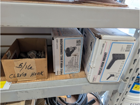 Hitch Inserts, Pintle, 2 5/16", Chain Hooks, Cable Lock
