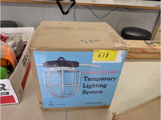 Priority Light 100' 14/2 Temporary Lights