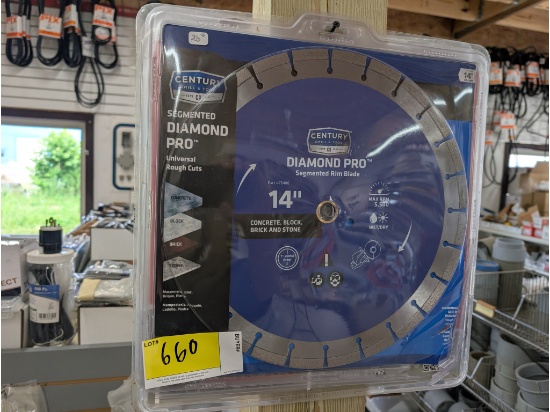 (2) 14" and (1) 12" Diamond Saw Blades