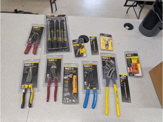 New Klein Tools, Wire Strippers, Pliers, Non Contact Tester