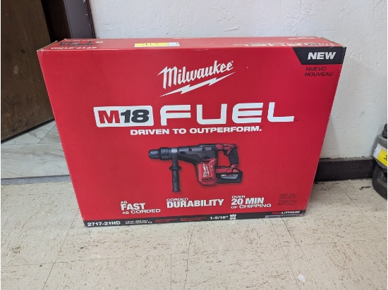 Milwaukee M18 2717-21HD 1 9/16" Rotary Hammer Kit