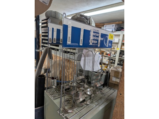 Clamps w/ Display Organizer