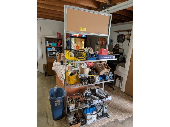 Shelf w/ Misc Electrical