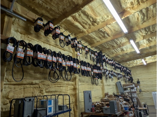 Large Lot of V Belts