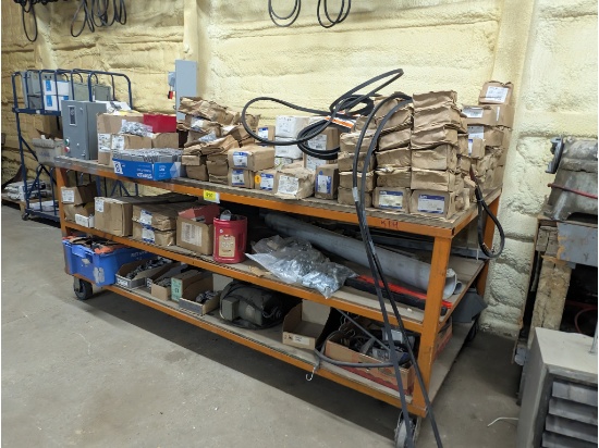 Large Rolling Cart w/ Electrical Hardare / Supply
